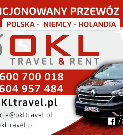 Firma OKL TRAVEL Przewozy osób do Niemiec i Holandii