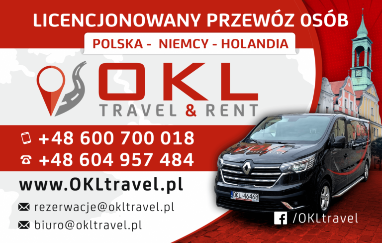 Firma OKL TRAVEL Przewozy osób do Niemiec i Holandii