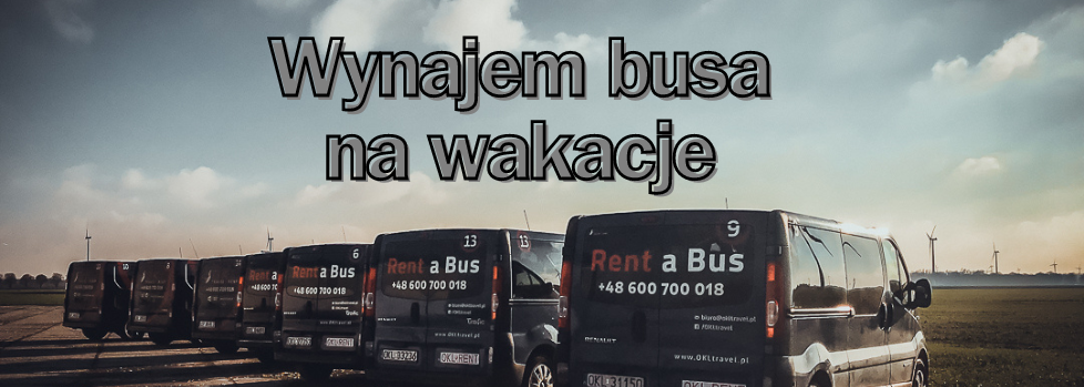 Wynajem busa na wakacje